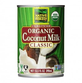 Native Forest Unsweetened Organic Coconut Milk Classic  Tin  398 millilitre